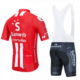 Completo Maglia + Pantaloncino con bretelle 2020 Team Sunweb N001